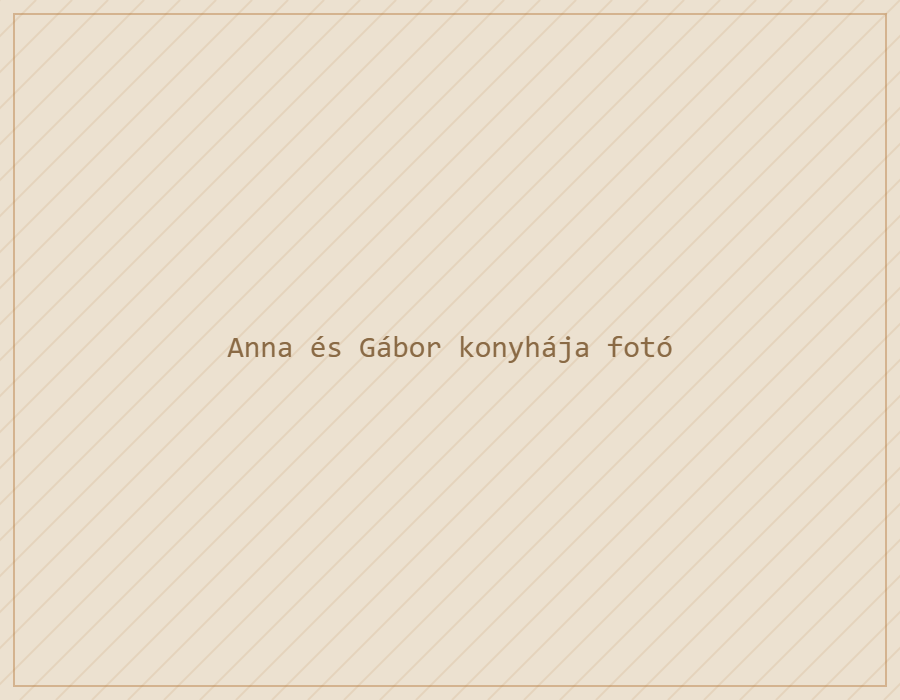 Anna és Gábor konyhája fotó