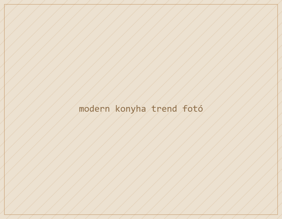 modern konyha trend fotó