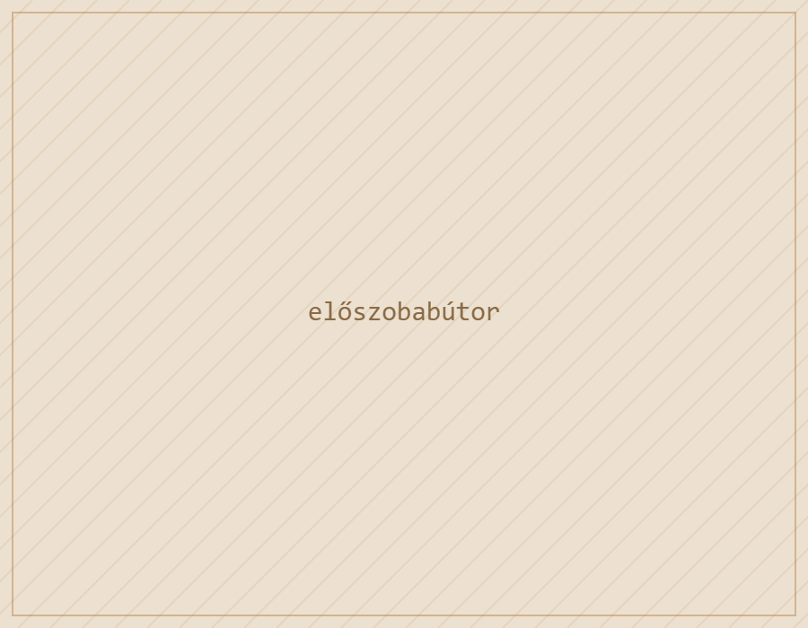 előszobabútor